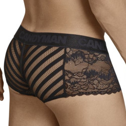 CandyMan Boxer Dentelle Kybele Noir